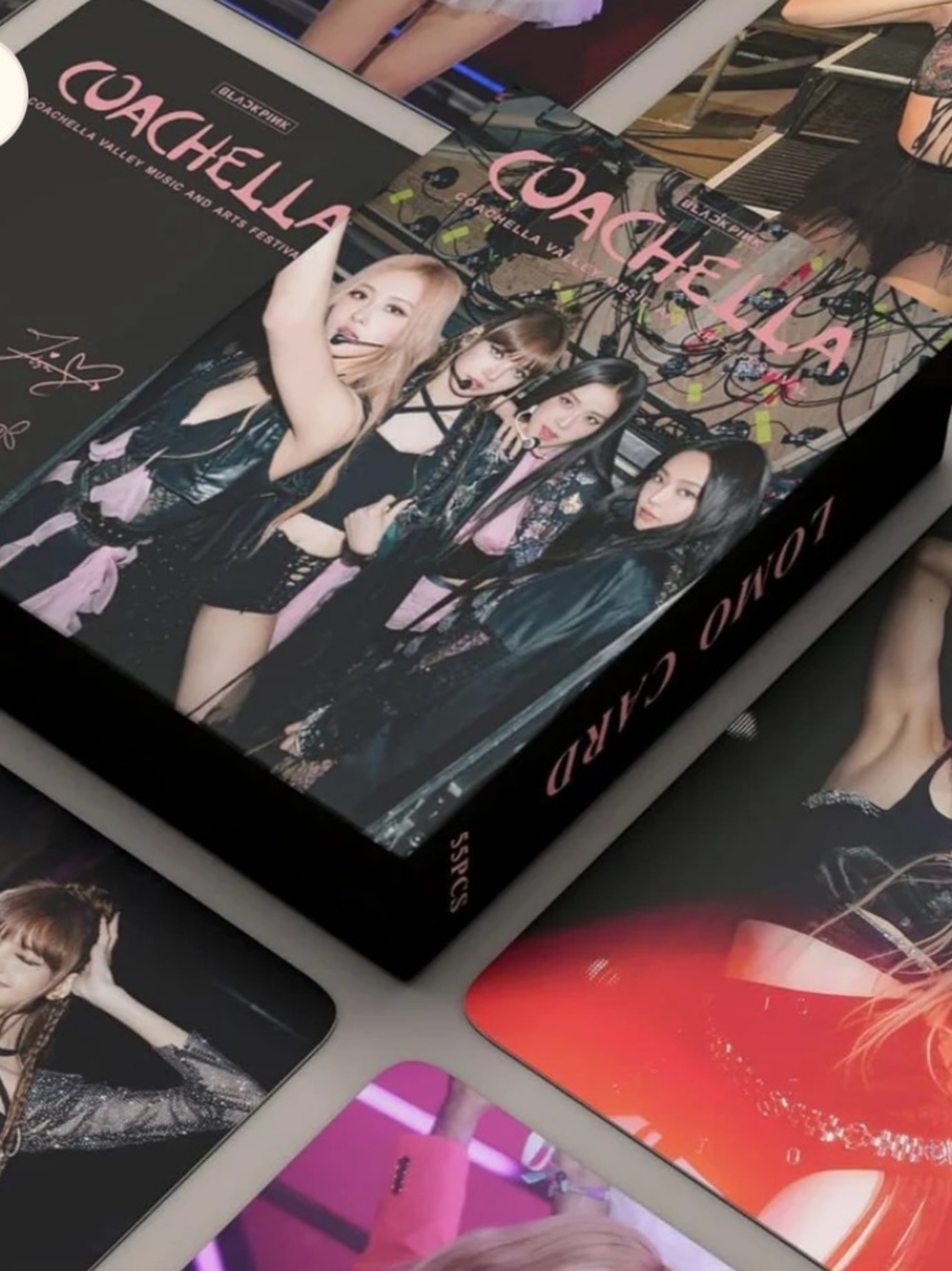 SportsLiking BlackPink 55 Piece 2023 Coachella Lomo Card Set